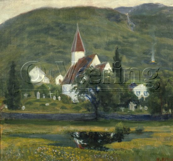 Nikolai Johannes Astrup (1880-1928)
Size: 52x57 cm
Location: Private, 
Photo: O.Vaering