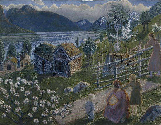 Nikolai Johannes Astrup (1880-1928)
Size: 53x41 cm
Location: Private 
Photo: O.Væring