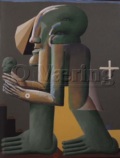 Artist: Horst Antes (1936 - ) Germain artist /
Dimensions: 
Photocredit: O.Væring/Artist/
Digital Size: High-res TIFF and JPG/