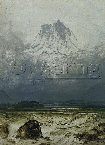 Peder Balke (1804-1887)
Size: 34.5x26 cm
Location: Museum, 
Photo: O.Væring 