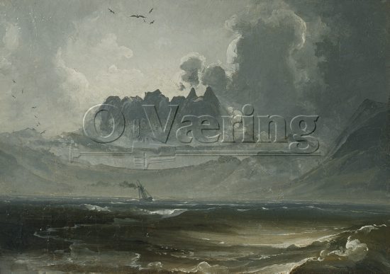 Peder Balke (1804-1887)
Size: 29x41 cm
Location: Private, 
Photo: O.Væring 