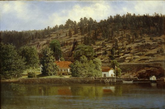 Philip Barlag (1840-1913), 
Size: 30x44 cm, 
Genre: Painting, 
Location: Private, 
Photo: Per Henrik Petersson,