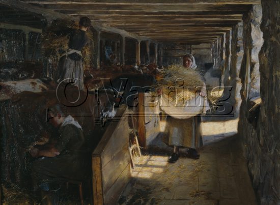 Oscar Bjorck (1860-1929) Swedish, 
Size; 105 x 142 cm,
Genre: Oil on canvas, 
Location: Museum
Photo: Per Henrik Petersson