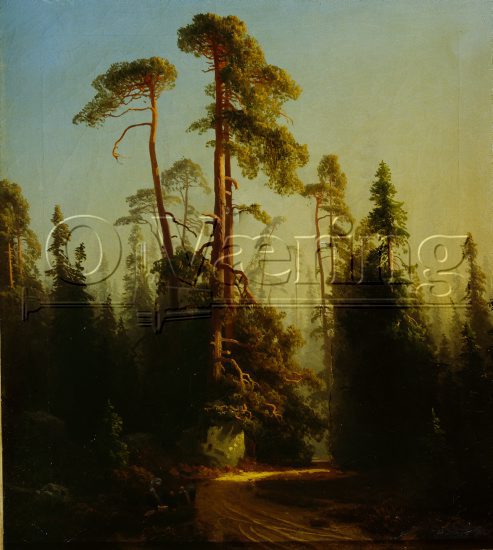 August Cappelen (1827-1852), 
Size: 49x44 cm,
Genre: Painting, 
Location: Private, 