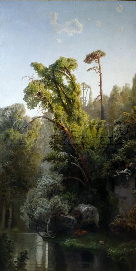 August Cappelen (1827-1852), 
Size: 209x109.5 cm
Genre: Painting, 
Location: Private, 