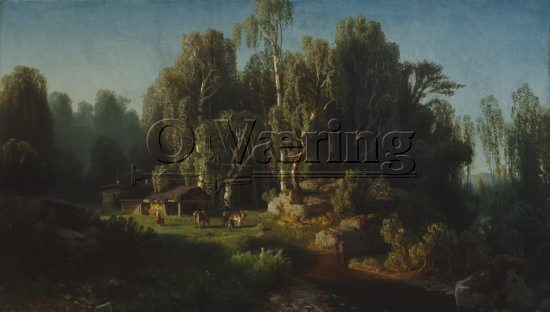 August Cappelen (1827-1852)
Size: 45x78 cm
Location: Private
Photo: O.Væring