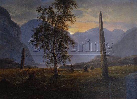 Johan Christian Dahl (1788-1857), 
Size: 26x39 cm
Location: Private, 
Photo: O.Vaering