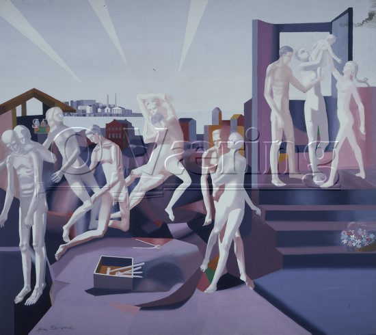 Artist: Arne Ekeland (1908-1994)
Dimensions: 182x204 cm/
Photocredit: O.Væring/Artist/
Digital Size: High-res TIFF and JPG/