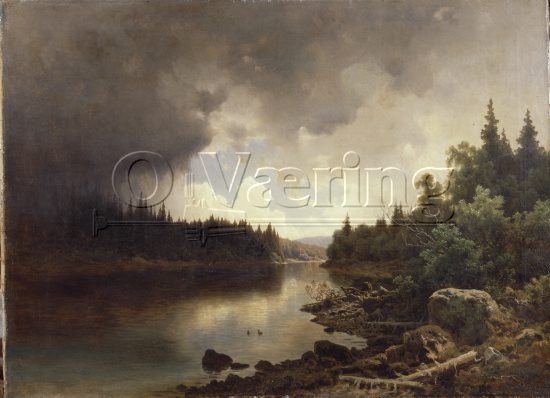 Joachim Frich (1810-1858), 
Size: 58x78 cm, 
Genre: Oil on canavas, 
Style/period: 
Location; Private, 
Photo: Per Henrik Petersson