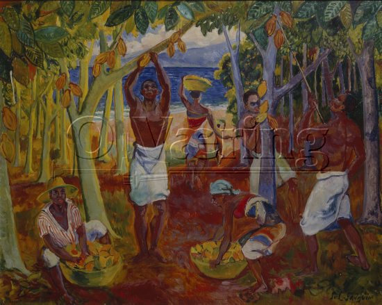 Paul Gauguin (1848-1903), 
Size: 38x56 cm, 
Location: Private, 
Photo: O.Vaering,