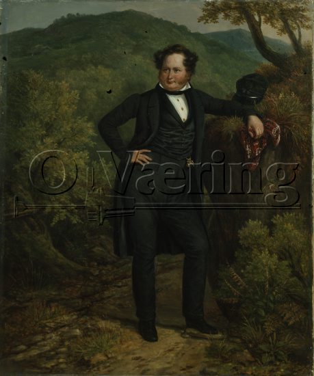 Johan Gørbitz (1782-1853), 
Size: 86x72 cm,
Location: Museum,
