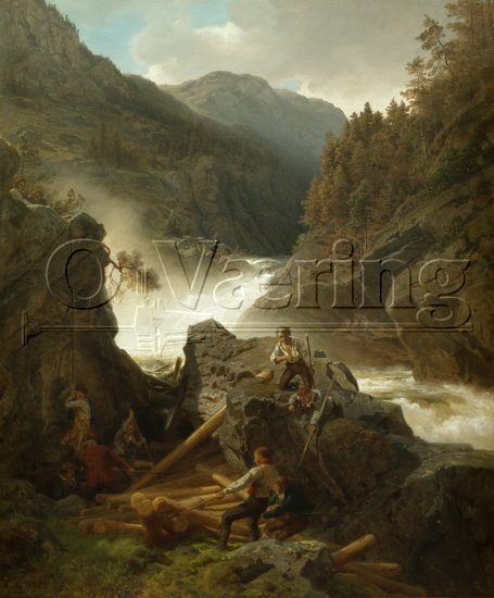 Hans Gude (1825-1903), 
Size: 108x90 cm, 
Genre: Painting, 
Location: Private, 
