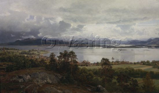 Hans Fredrik Gude (1823-1905)
Size: 41x69 cm
Location: Private,
Photo: O.Væring 