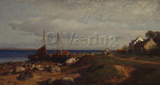 Hans Fredrik Gude (1823-1905)
Size: 36x66 cm
Location: Private,
Photo: O.Væring 