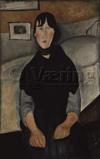 Artist: Amedo Modigliani  (1884-1920) Italien painter/
Dimensions: 99x65 cm/
PhotoCredit: O.Væring/
Digital Size: High-res TIFF and JPG/
