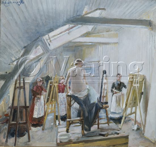 Hans Heyerdahl (1857-1913), 
Size: 51.5x55 cm, 
Location: Private, 
Photo: O.Væring