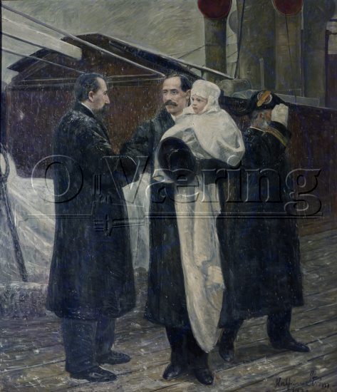 Halfdan Strøm (1863-1949), 
Size: 175x155 cm. 
Location: Private, 