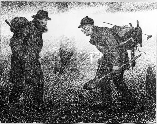 Theodor Kittelsen (1857-1914), 
Genre: Drawing, 
Location: Private