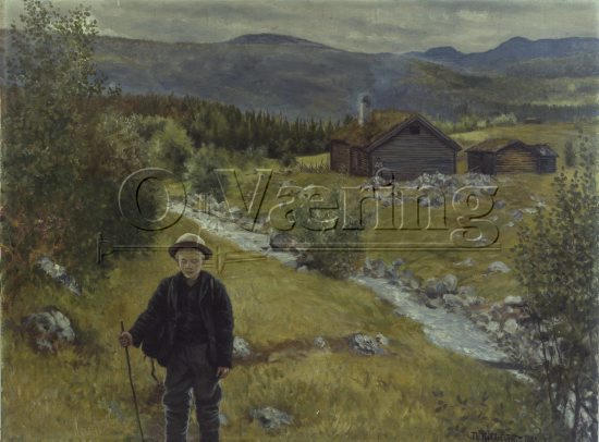 Theodor Kittelsen (1857-1914)
Size: 69x91 cm
Location: Private, 
Photo: O.Væring