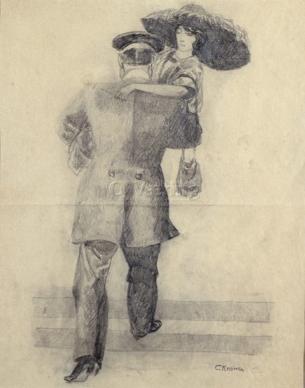 Artist: Christian Krohg (1852-1925)
Dimensions: 25x20 cm/
PhotoCredit: O.Væring/ 
Digital Size: High-res TIFF and JPG /