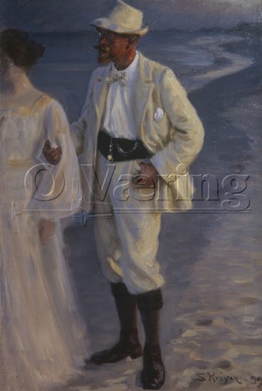 Peder Severin Krøyer (1851-1909) 
Size: 94x66 cm
Location: Private, 
Photo: O.Væring 