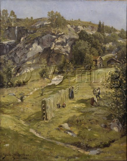 Gerhard Munthe (1849-1929), 
Size: 56x46 cm, 
Location: Private,
Photo: O.Væring
