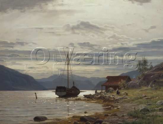 Amaldus Nielsen (1838-1932)
Size: 86x112 cm
Location: Private, 
Photo: O.Væring 
