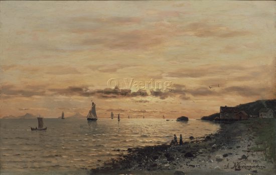 Artist: Adelsteen Normann (1848-1918)
Dimenions: 42x66 cm/
Photocredit: O.Væring/
Digital size: High-res TIFF and JPG/