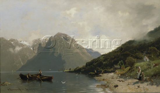 Anton Rasmussen (1857-1914), 
Size: 48x82 cm,
Genre: Oil on canavas, 
Location: Private, 
Photo: Per Henrik Petersson