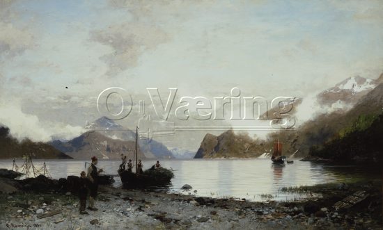 Artist: Anton Rasmussen (1857-1914), 
Dimensions: 77x125 cm/
Photocredit: O.Væring/
Digital Size: High-res TIFF and JPG/