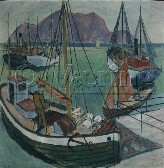 Axel Revold (1867-1962)
Size: 88x88 cm
Location: Private, 
Photo: O.Væring 