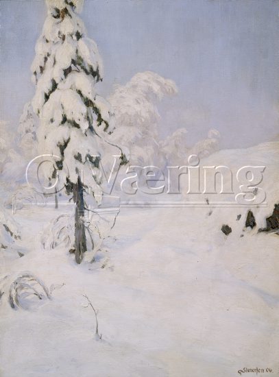 Gudmund Stenersen (1863-1934), 
Size: 80x59 cm, 
Genre: Painting, 
Location: Private, 