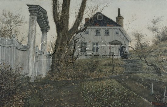 Frits Thaulow (1847-1906)
Size: 63x100 cm
Location: Private
Photo: O.Væring
