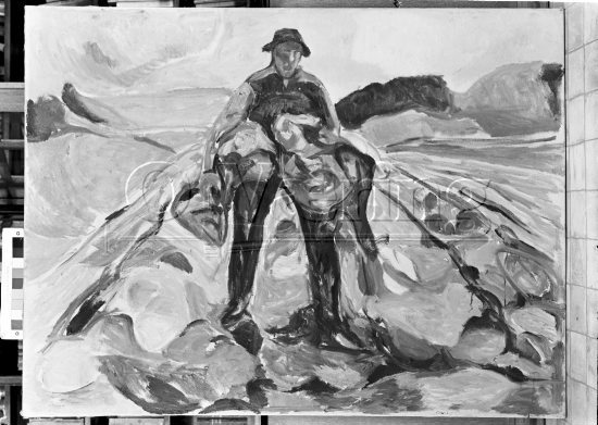 Kålåkeren 
Negativer fra Væringsamlingen 

, Edvard Munch (1863-1944), 
Photo: O.Væring 