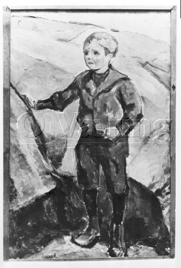 Forarbeid til historien 
Negativer fra Væringsamlingen 

, Edvard Munch (1863-1944), 
Photo: O.Væring 
