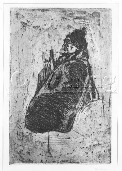 Gammel dame 
Negativer fra Væringsamlingen 



Edvard Munch (1863-1944)