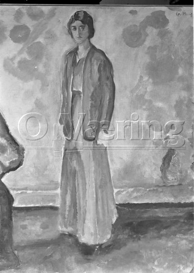 Detalj av forf. Gierlšft og frue 
Negativer fra Væringsamlingen 


, Edvard Munch (1863-1944), 
Photo: O.Væring 