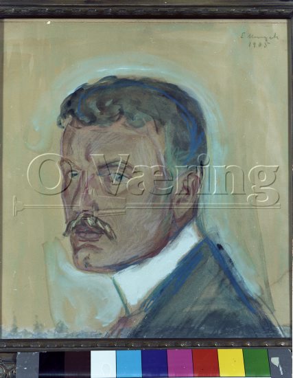 Selvportrett 
Negativer fra Væringsamlingen 


, Edvard Munch (1863-1944), 
Photo: O.Væring - Copyright