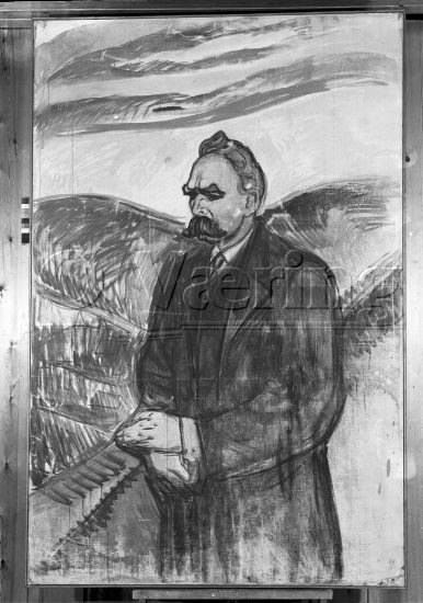 Fr. Nietzsche 
Negativer fra Væringsamlingen 


, Edvard Munch (1863-1944), 
Photo: O.Væring - Copyright