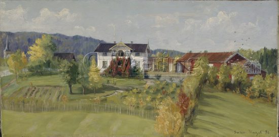 Gustav Wentzel (1859-1927)
Size: 45x90 cm
Location: Private, 
Photo: O.Væring 