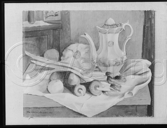 Glassplate og negativ film