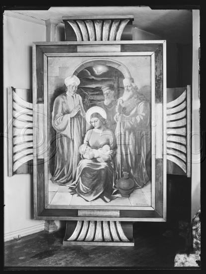 Glassplate og negativ film