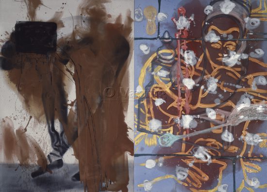 Artist: David Salle (1952 - )American painter/
Dimensions: 190x265.5 cm/
Photocredit: O.Væring/Artist/
Digital Size: High-res TIFF and JPG/