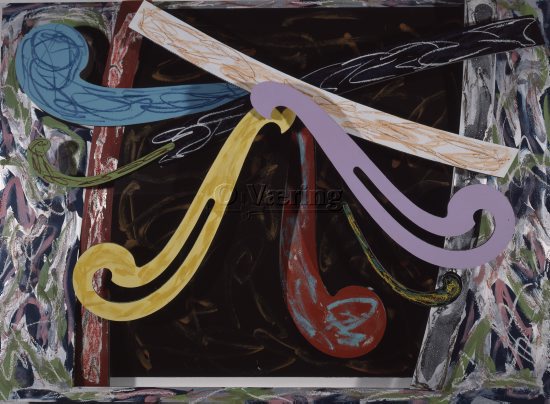Artist: Frank Stella 1936- ) American painter/
Dimensions: 129x129 cm/
Photocredit: O.Væring/Artist/
Digital Size: High-res TIFF and JPG/
