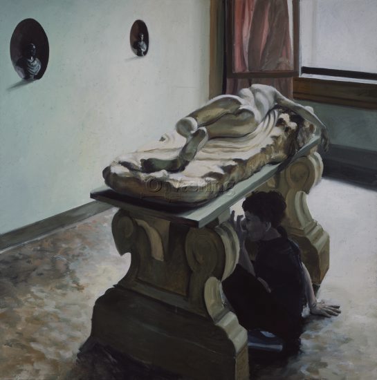 Artist: Eric Fischl (1948 - ) American painter/
Dimensions: 152x152 cm/
Photocredit: O.Væring/Artist/
Digital Size: High-res TIFF and JPG/