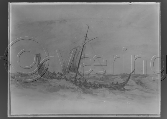 Glassplate og negativ film