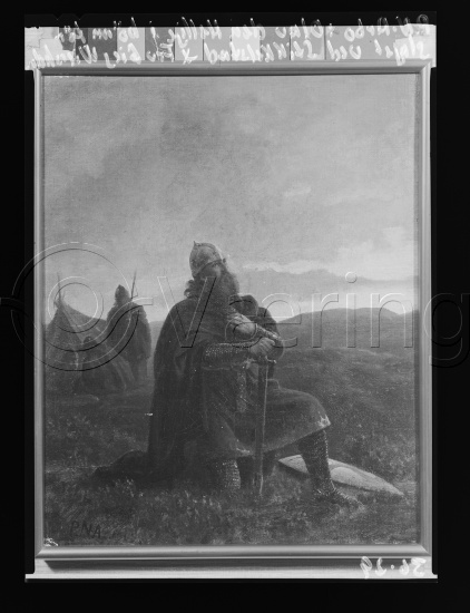 Glassplate og negativ film