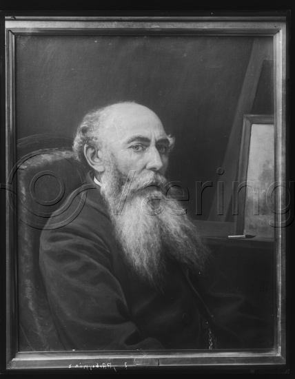 Glassplate og negativ bladfilm