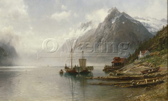 Anders Askevold (1834-1900), Size:56x90 cm, Oil on canavas, Location: Private, Photo: O.Vaering/ Per Henrik Petersson, 1998