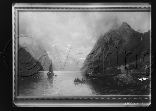 Glassplate og negativ film